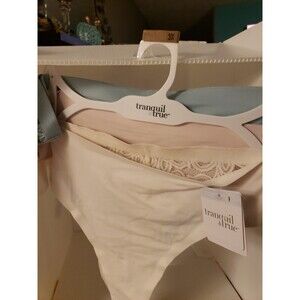 New NWT TRANQUIL & TRUE Woman's 3 Pack Thongs Size  3xl ,